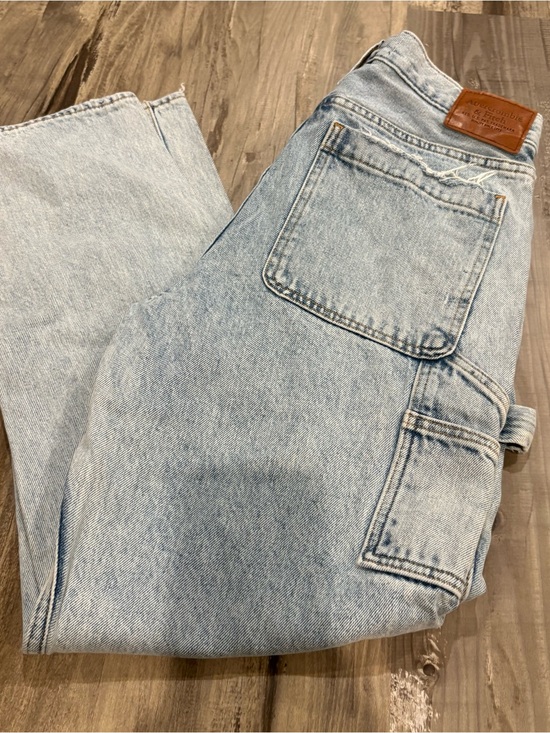 Abercrombie & Fitch Other - Abercrombie & Fitch Men's Double Knee 90’s Loose Blue Jeans 31x32